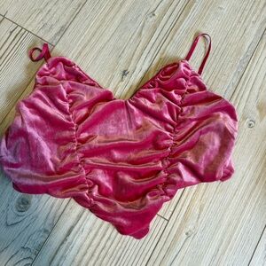 🪩 Heart Shape Velvet Top